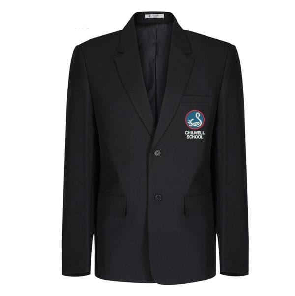 Boys Black Blazer With Badge