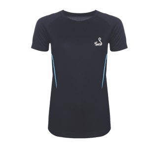 Chilwell School Navy/Sky Girls Fit Game Top w/Logo - New Logo 2026