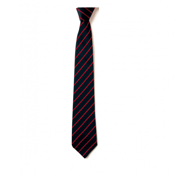 Samworth Church Academy Blk/Red Stripe Clip-On Tie