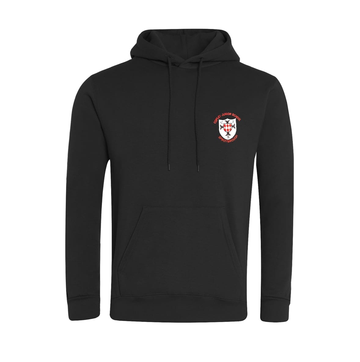 Copley Black Hoodie w/Logo - Schoolwear Solutions