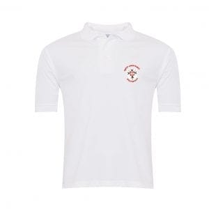 Copley White Poloshirt w/Logo
