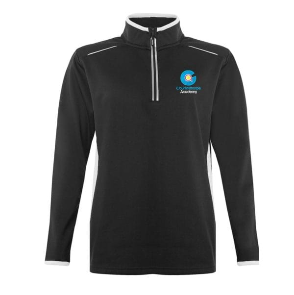 Countesthorpe Academy 1/4 Zip Top w/Logo