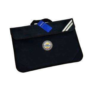 Croft Junior Navy Blue Book Bag w/Logo