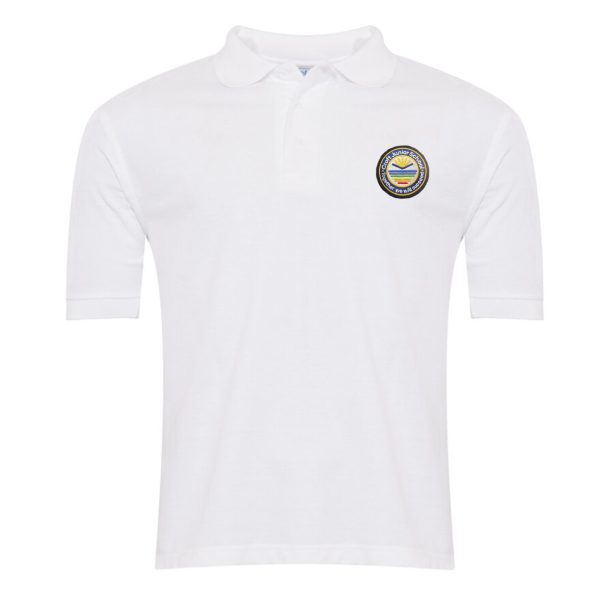 Croft Junior White Polo Shirt w/Logo