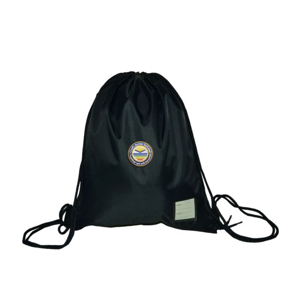 Croft Junior Navy Gym Bag w/Logo
