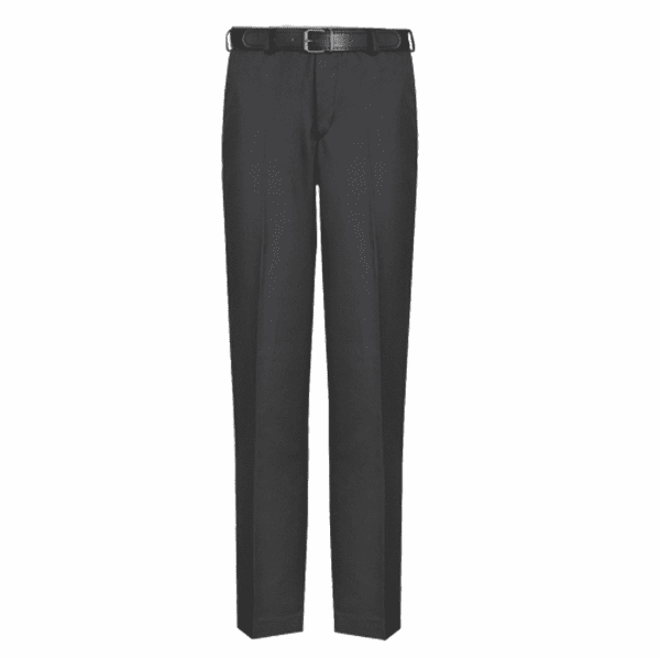 Flat Front Black School Trousers