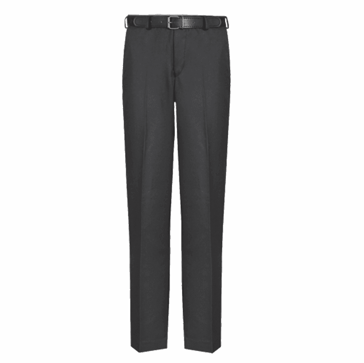 Flat Front Black School Trousers