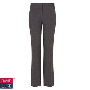 David Luke Girls Grey Slim Fit Trousers