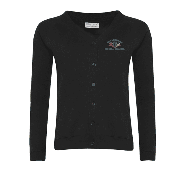 Exhall Grange Specialist School Black Cardigan w/Logo