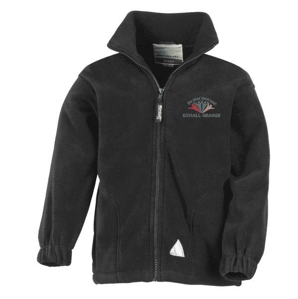 Exhall Grange Specialist School Black Fleece w/Logo