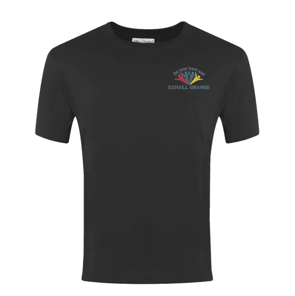 Exhall Grange Specialist School Black T-shirt w/Logo