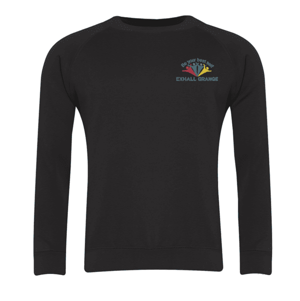 Exhall Grange Specialist School Black Sweatshirt w/Logo