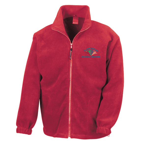 Exhall Grange Specialist School Red Fleece w/Logo