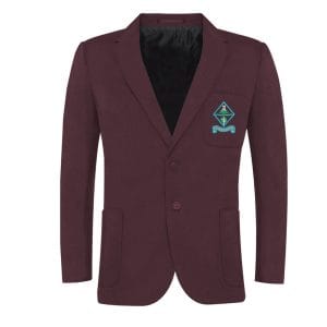 Ecclesbourne Boys Maroon Blazer With Logo