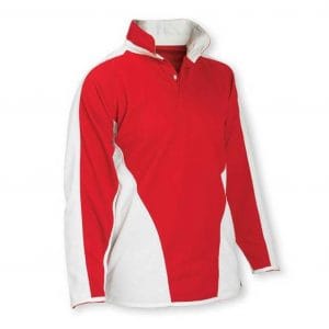 Boys Red/White Reversible Rugby Jersey