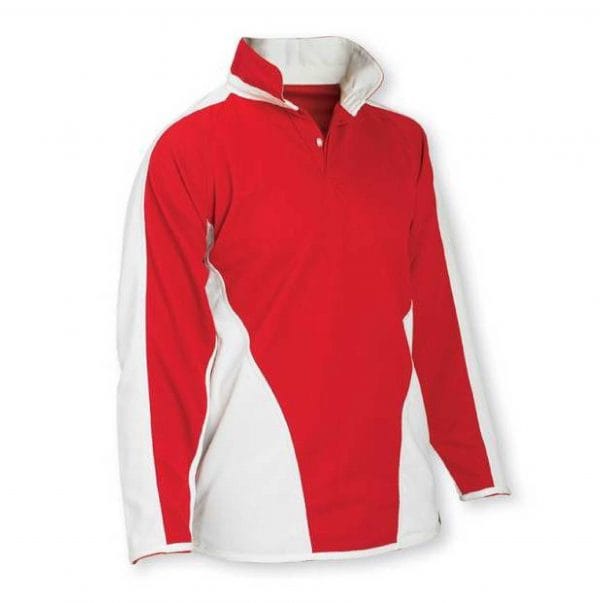 Boys Red/White Reversible Rugby Jersey