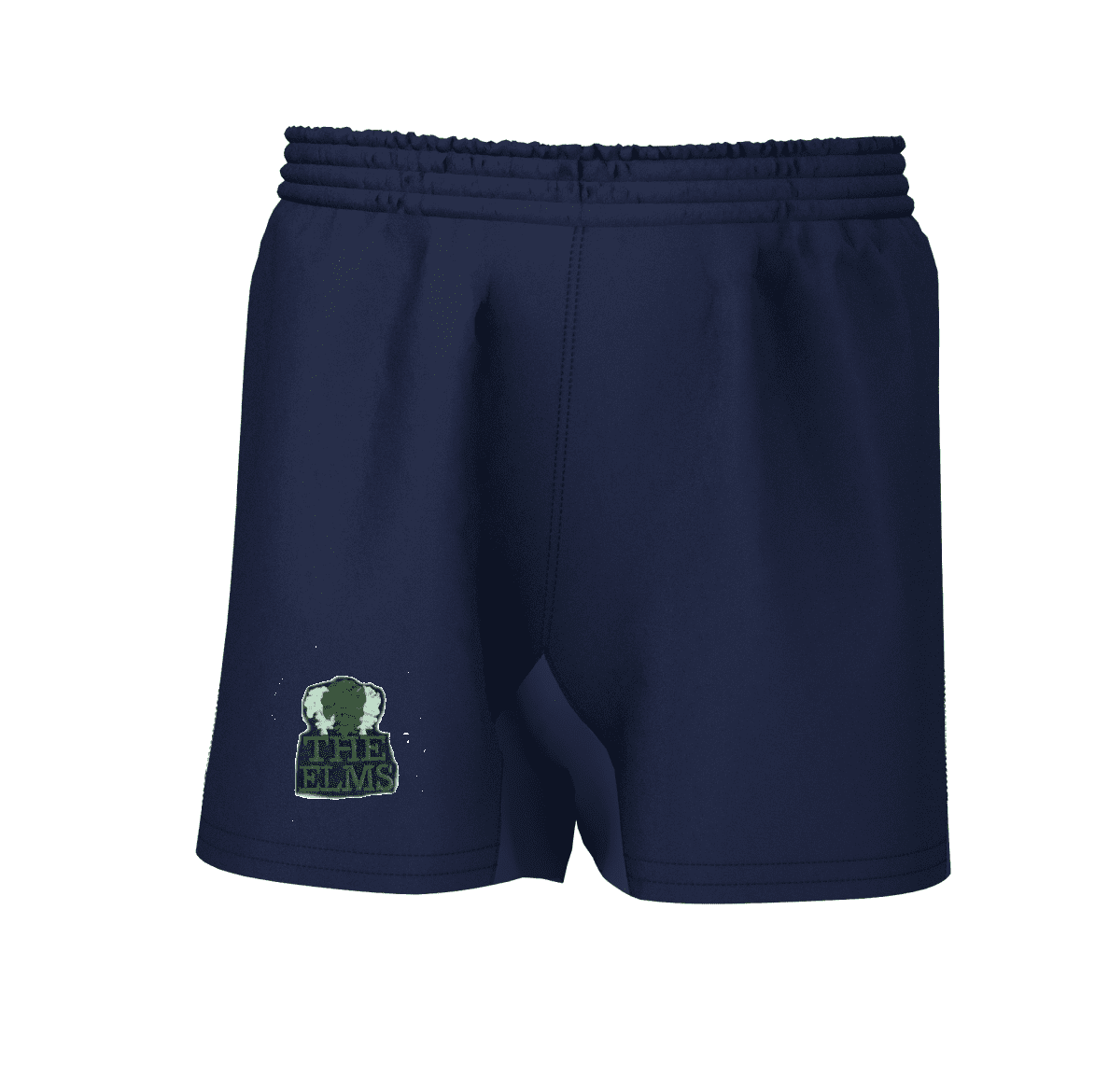 Elms Navy Rugby Shorts w/Logo