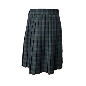 Girls Senior Skirt - Tartan With Waistband