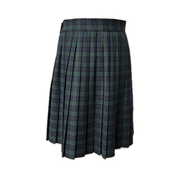 Girls Senior Skirt - Tartan With Waistband