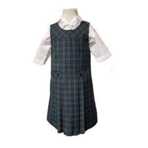 Girls Tunic - Black Watch Tartan