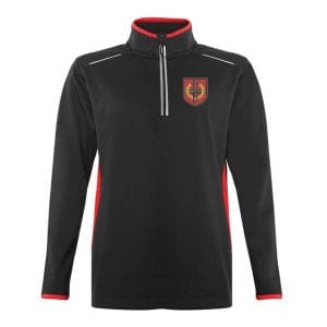 E. Martyrs Academy Zip Game Top w/Logo