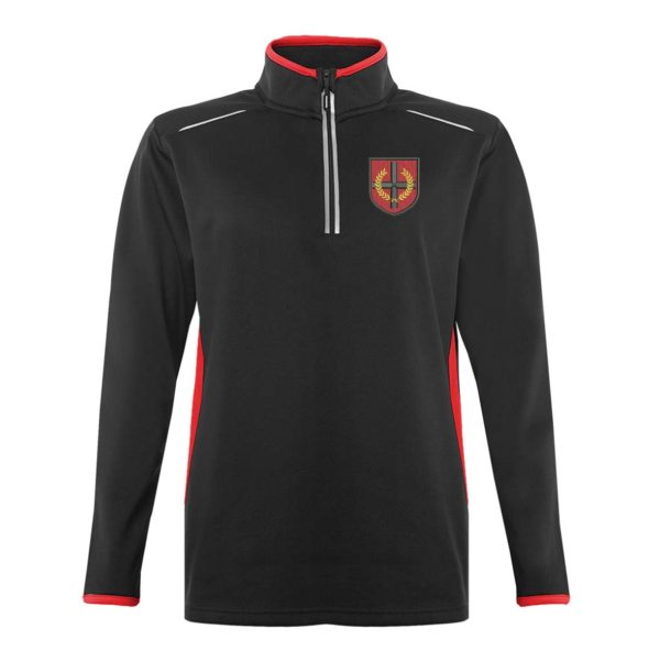 E. Martyrs Academy Zip Game Top w/Logo