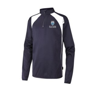 Etone College Qtr Zip Top w/Logo