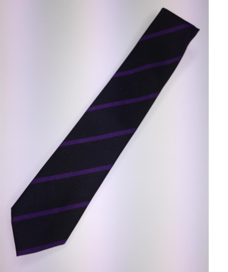 Etone College School Tie - Dragon House (Purple) - Schoolwear Solutions