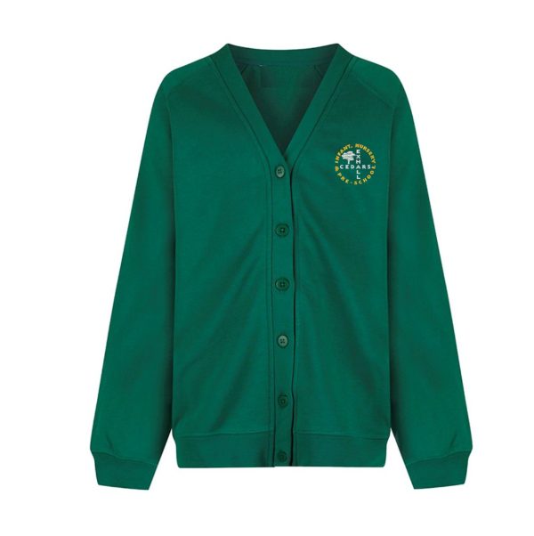 Exhall Cedars Cardigan w/Logo