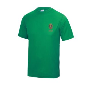 Exhall Junior School Green T-Shirt w/Logo