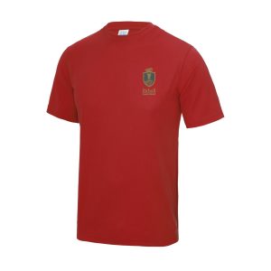 Exhall Junior School Red T-Shirt w/Logo