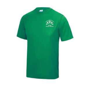 Exhall Junior School Green T-Shirts w/Logo