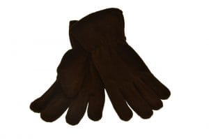 Brown Fleece Gloves