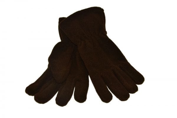 Brown Fleece Gloves