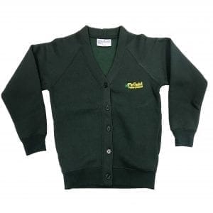 Firfield Girls Bottle Cardigan w/Logo