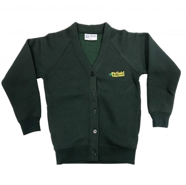 Firfield Girls Bottle Cardigan w/Logo