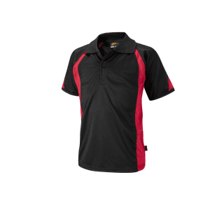 Redhill Black/Red Unisex Polo Shirt w/Logo