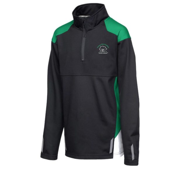 George Eliot Qtr Zip Top w/Logo