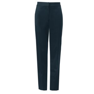 Girls Slim Fit Navy Trouser
