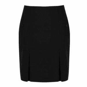 Nottingham High School Trutex Girls Black Senior Two Pleat Skirt