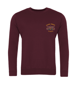 Grange Primary Sweatshirt Maroon w/Logo