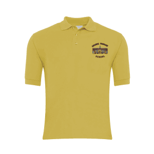 Grange Primary Polo Shirt Yellow w/logo