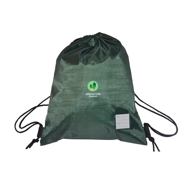 Greenstone Primary Draw String Bag w/Logo