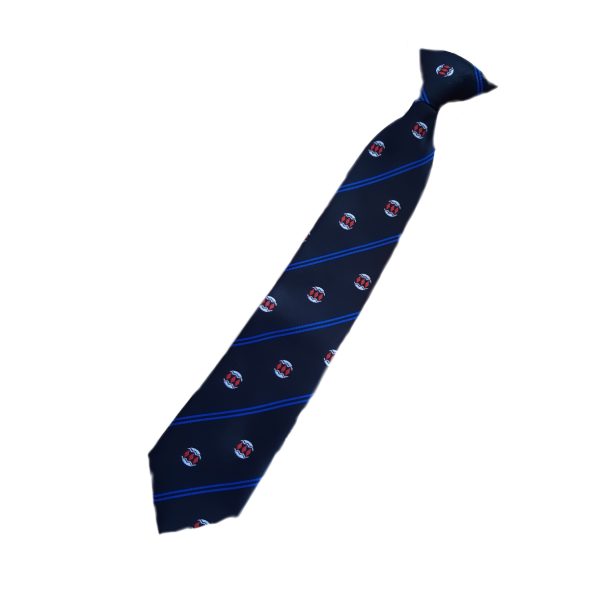 Higham Lane Blue House Stripe Tie - Honestas