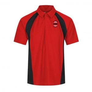 Higham Lane Games Polo Shirt Red/Black w/Logo