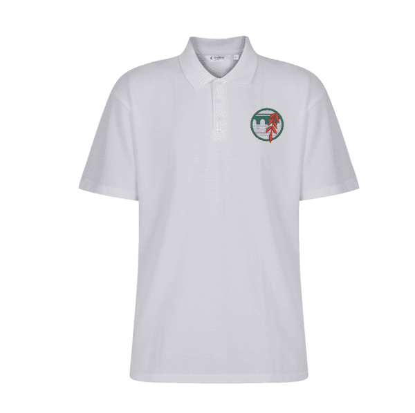 Hilton Primary White Polo Shirt w/Logo