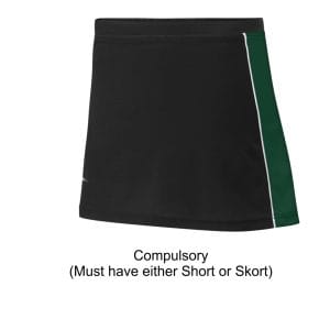 Hollygirt Game Skort Black/Bottle