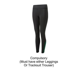 Hollygirt Game Leggings Black/Bottle