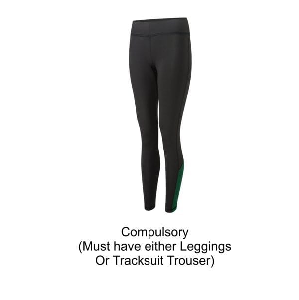 Hollygirt Game Leggings Black/Bottle