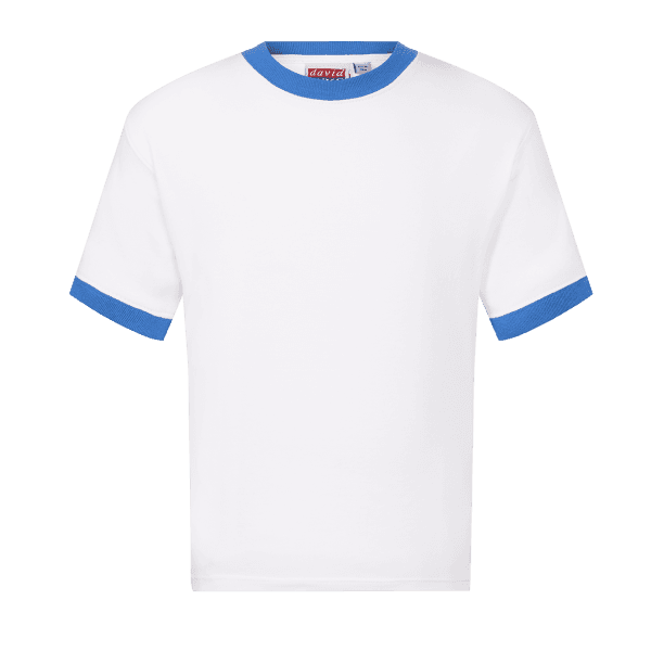 Old Vic White T-Shirt w/Royal Trim